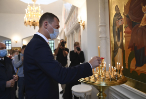 Михаил Дегтярев: храм Святого Благоверного князя Александра Невского занимает особое место в сердцах православной общины