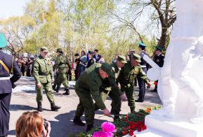 Память Героя Советского Союза Никиты Карацупы увековечили в селе Казакевичево