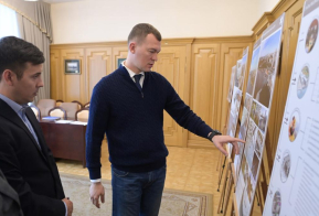 Михаил Дегтярев оценил эскиз участка набережной, призванной объединить центральную часть города с южной