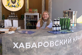 Вода с натуральным соком пихты пользуется спросом на выставке 