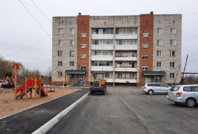 В Бикине завершили благоустройство еще одной дворовой территории