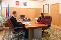 Михаил Дегтярев встретился с депутатом Госдумы Розой Чемерис