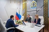 Врио губернатора Хабаровского края Дмитрий Демешин встретился с президентом Группы ПОЛИПЛАСТИК Львом Гориловским