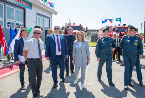 В селе Новый Мир Комсомольского района открылась пожарная часть