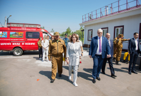 В селе Новый Мир Комсомольского района открылась пожарная часть