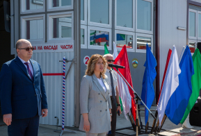 В селе Новый Мир Комсомольского района открылась пожарная часть