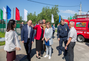 В селе Новый Мир Комсомольского района открылась пожарная часть