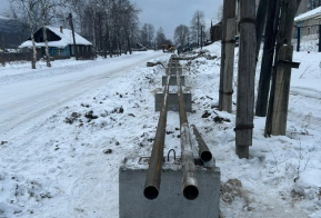 В поселке Высокогорный Ванинского района продолжается реконструкция тепловых сетей