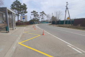 В Хабаровском крае началось обновление разметки на региональных дорогах