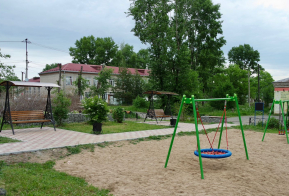 Два общественных пространства благоустроили по нацпроекту в селе Князе-Волконское
