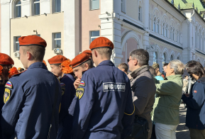 Туристический ретро-электропоезд отправился в первый рейс по маршруту 