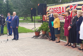 В Хабаровском доме-интернате для пожилых людей появился сквер Победы