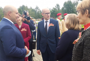 В Хабаровском доме-интернате для пожилых людей появился сквер Победы