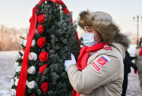 Память павших солдат почтили в Хабаровске