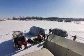 Тренировочные сборы водолазов-спасателей проходят под Хабаровском 